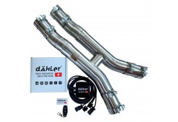 H-Pipe inox + kit télécommande DAHLER/DAEHLER BMW M4 G82 G83 / M3 G80 G81 (2020+)