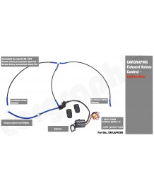 Kit télécommandes universelle CARGRAPHIC pour échappement à valves pneumatique