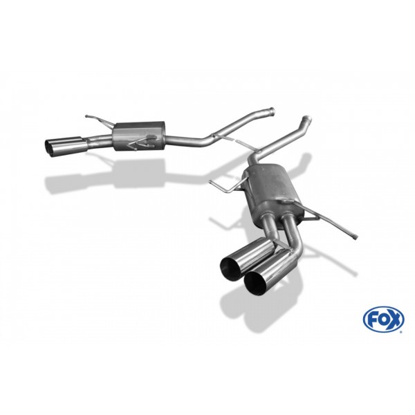 Echappement FOX Mercedes ML 350/500 & 280/320/320 CDI W164-Silencieux