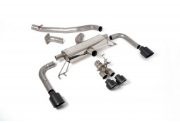 Ligne d'échappement inox Cat-Back secondaire MILLTEK à valves TOYOTA Corolla GR 1,6T (2023+)(Sport)