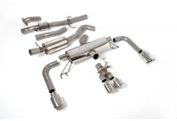 Ligne d'échappement inox Cat-Back primaire MILLTEK à valves TOYOTA Corolla GR 1,6T (2023+)