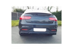 Diffuseur look GLE 63 AMG pour Mercedes GLE Coupé C292 Pack AMG (2014-2018)(Embouts Noirs)