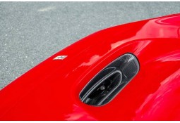 Bouche d'aération du capot en Carbone CAPRISTO Ferrari F8 Spider / Tributo