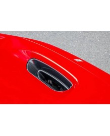 Bouche d'aération du capot en Carbone CAPRISTO Ferrari F8 Spider / Tributo