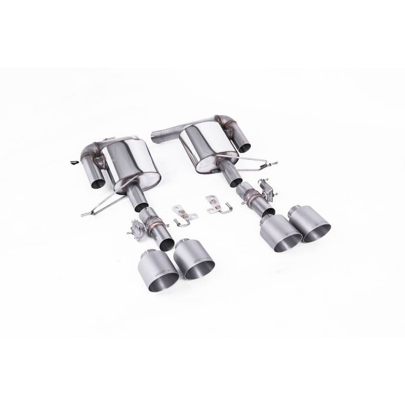 Ligne D'échappement Complète Pour MG ZS 2.0 TD 2001-2006 - Kit Silencieux Arrière, Acier Aluminié