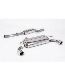 Ligne d'échappement inox Cat-Back MILLTEK VW Golf 4 R32 3,2 V6 4WD (2002-2005)