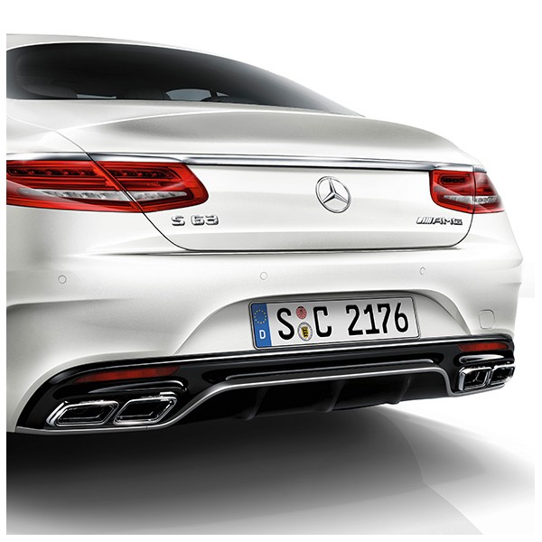 Diffuseur + Embouts échappements S63 AMG Coupé Mercedes S Coupé C217 Pack AMG (-12/2017)