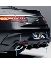 Diffuseur + Embouts échappements S63 AMG Coupé Mercedes S Coupé C217 Pack AMG (2018-2020)