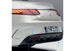 Diffuseur + Embouts échappements S63 AMG Coupé Mercedes S Coupé C217 Pack AMG (2018-2020)