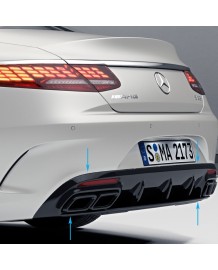 Diffuseur + Embouts échappements S63 AMG Coupé Mercedes S Coupé C217 Pack AMG (2018-2020)