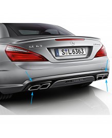 Diffuseur + Embouts échappements SL63 AMG pour Mercedes SL R231 Pack AMG (2012-04/2016)