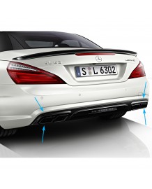 Diffuseur + Embouts échappements SL63 AMG pour Mercedes SL R231 Pack AMG (2012-04/2016)