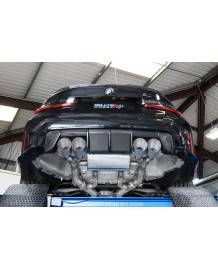 Ligne d'échappement inox FAP-Back à valves MILLTEK BMW M3 / M4 + COMPETITION G80/G82/G81 (2020+)(Race)