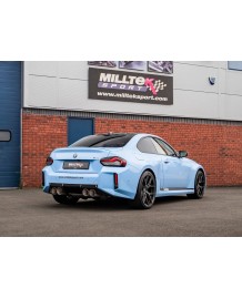 Silencieux d'échappement à valves MILLTEK BMW M2 G87 (2023+)(Homologué)