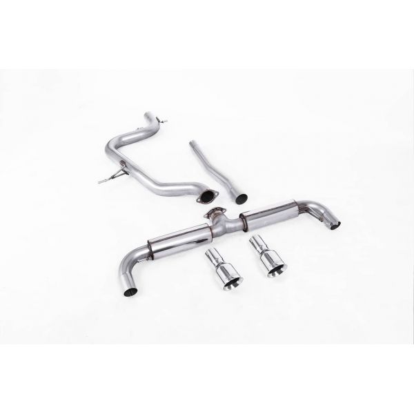 Ligne d'échappement Fap-Back MILLTEK VW Golf 6 GTD 2,0 TDI 170Ch (2009-2014)(Look GTI)