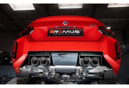 Echappement inox REMUS BMW M2 G87 (2023+)-Silencieux à valves Homologué