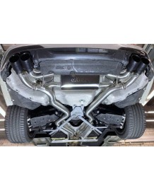 Echappement inox DAHLER/DAEHLER BMW M440i(xDrive) G22/G23 (2020+)-Ligne Fap-Back à valves