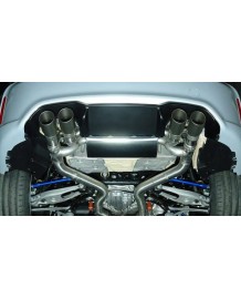 Echappement inox DAHLER/DAEHLER pour BMW M2 Compétition / CS F87 (2018+)-Ligne Fap-Back à valves