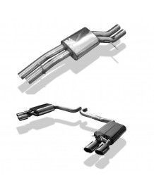 Echappement inox FOX Audi S8 4H 4.0l 520/605Ch (2012+)- Ligne Cat-back à valves