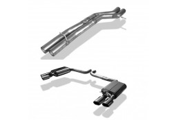 Echappement inox FOX Audi S8 4H 4.0l 520/605Ch (2012+)- Ligne Cat-back à valves Sport