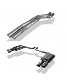 Echappement inox FOX Audi S8 4H 4.0l 520/605Ch (2012+)- Ligne Cat-back à valves Sport