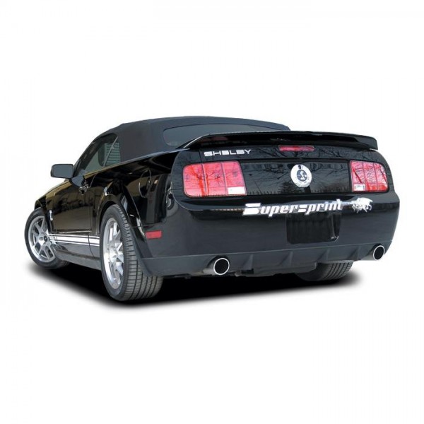 Echappement inox SUPERSPRINT FORD Mustang Shelby GT500 5.4i V8 Supercharger 507Ch Coupé/Cabrio (2006-2008)- Silencieux Racing