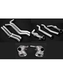 Echappement Inox CAPRISTO Audi RS6 C8 / RS7 C8 (2020+) - Ligne Cat/Fap-Back à valves