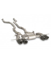 Echappement inox REMUS BMW M4 G82 / M3 G80 G81+ Competition (2021+)-Ligne Cat-Back à valves Racing