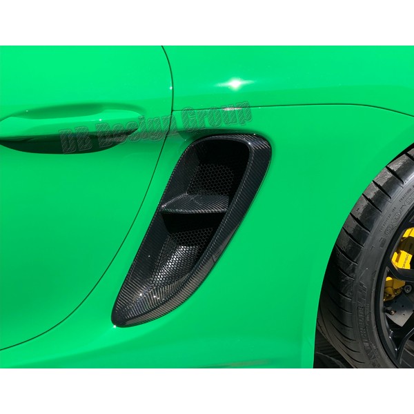 Prises d'air latérales Carbone DB Carbon pour Porsche 718 GT4 & Spyder (2019+) Prises d'air latérales Carbone DB Carbon pour Porsche 718 GT4 & Spyder (2019+)