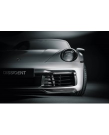 Lame de spoiler avant Carbone DISSIDENT Porsche 992 Carrera / S / 4 / 4S