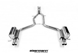 Echappement inox EISENMANN Mercedes E63 + S AMG W212/S212 -Ligne cat-back