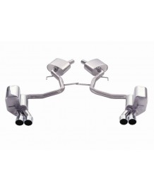 Echappement inox EISENMANN Mercedes SL350 SL500 R230 (2001-2006)-Ligne cat-back