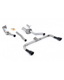 Ligne d'échappement inox Complète MILLTEK VW Scirocco R 2,0 TSI (2009-2016) Race +