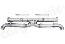 Echappement CARGRAPHIC Porsche 997.2 Turbo + S & 997.1/997.2 GT2/GT2RS -Tubes de sorties en X Race