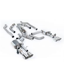 Ligne d'échappement Fap-Back à valves MILLTEK AUDI S8 D5 4,0 TFSI V8 (2020+)(Sport)