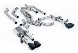 Ligne d'échappement Fap-Back à valves MILLTEK AUDI S8 D5 4,0 TFSI V8 (2020+)(Sport)