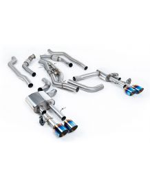 Ligne d'échappement Fap-Back à valves MILLTEK AUDI S8 D5 4,0 TFSI V8 (2020+)(Sport)