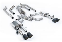 Ligne d'échappement Fap-Back à valves MILLTEK AUDI S8 D5 4,0 TFSI V8 (2020+)(Sport)