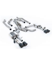 Ligne d'échappement Fap-Back à valves MILLTEK AUDI S8 D5 4,0 TFSI V8 (2020+)(Sport)