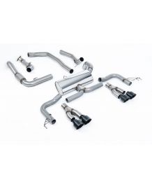 Ligne d'échappement inox Cat-Back MILLTEK HONDA Civic Type R FK2 2.0 i-VTEC LHD (2015-2017)(RACE)