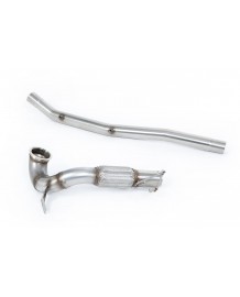 Downpipe + Suppression Catalyseurs/FAP MILLTEK VW T-Roc R 2,0 TFSI (2022+)