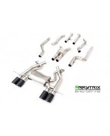 Echappement inox ARMYTRIX BMW M2 G87 (2023+)-Ligne Cat-Back à valves