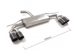 Echappement inox RAGAZZON pour AUDI A3 8Y 35 TFSI 150Ch Sportback (2020+)- Ligne Fap-Back 4 Sorties