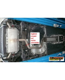 Suppression de silencieux intermédiaire inox RAGAZZON VW Golf 7/7.5 GTI + Performance + TCR (2013-2020)