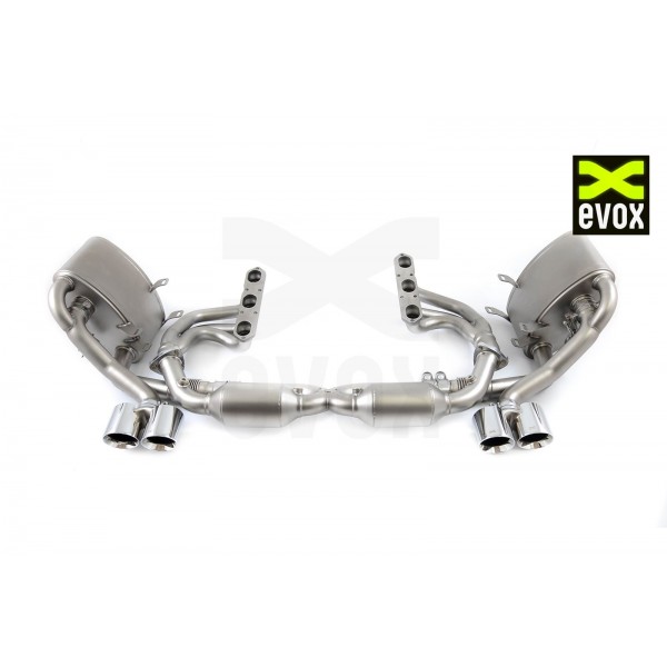 Ligne d'échappement inox à valves EVOX Porsche 997.1 (2005-2008)