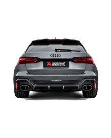 Echappement AKRAPOVIC Audi RS6 / RS7 C8 Performance (2023+)- Ligne Fap-Back à valves