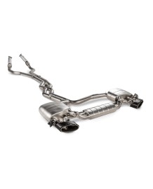 Echappement AKRAPOVIC Audi RS6 / RS7 C8 Performance (2023+)- Ligne Fap-Back à valves