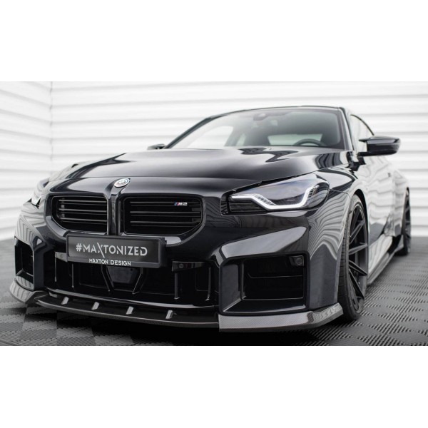 Spoiler avant V2 Carbone BMW M2 G87 (2023+)(Maxton Design)