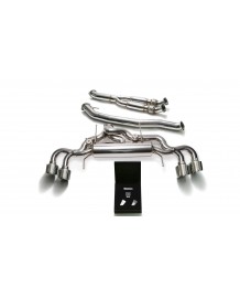 Echappement inox ARMYTRIX pour Nissan GT-R R35 (2007-2022)- Ligne Cat-Back à valves (102mm)