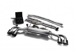 Echappement ARMYTRIX Nissan GT-R (R35)(2007-2022)- Ligne Cat-Back à valves Inox Race(90)